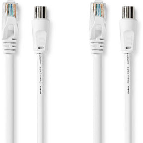 Nedis Coax Cat6 Combi Cable IEC Nickel Flated RG58 75 ? Double Shield 3 M