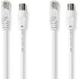 Nedis Coax Cat6 Combi Cable IEC Nickel Flated RG58 75 ? Double Shield 3 M