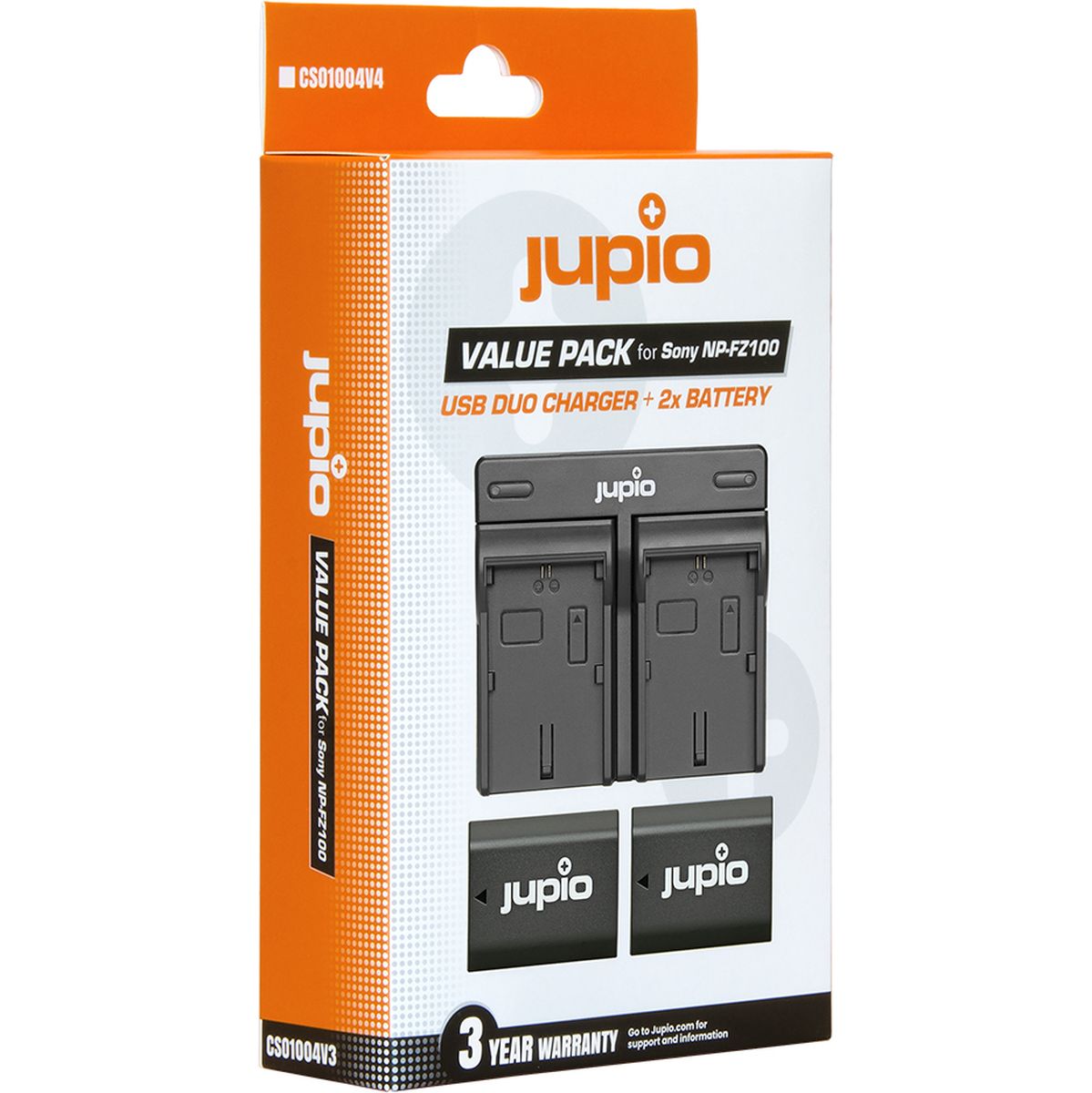 Jupio Value Pack: 2X Battery NP-FZ100 2040mAh + USB Dual Charger