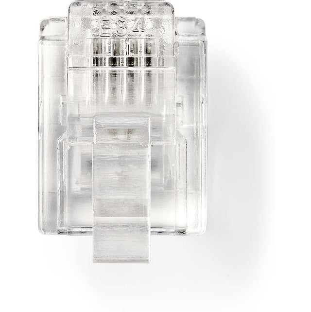 Nedis Telecom-Connector Type RJ11 Straight Flating: Gold Flated PVC