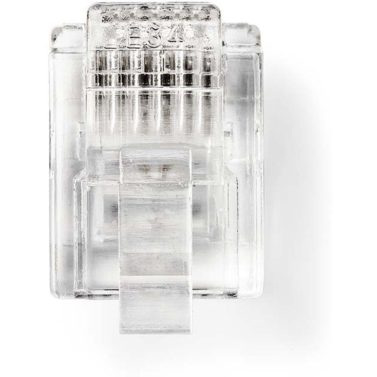 Nedis Telecom-Connector Type RJ12 Straight Flating: Gold Flated PVC