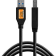TetherTools TetherPro USB 3.0 To Male B 15' (4.6m) Black
