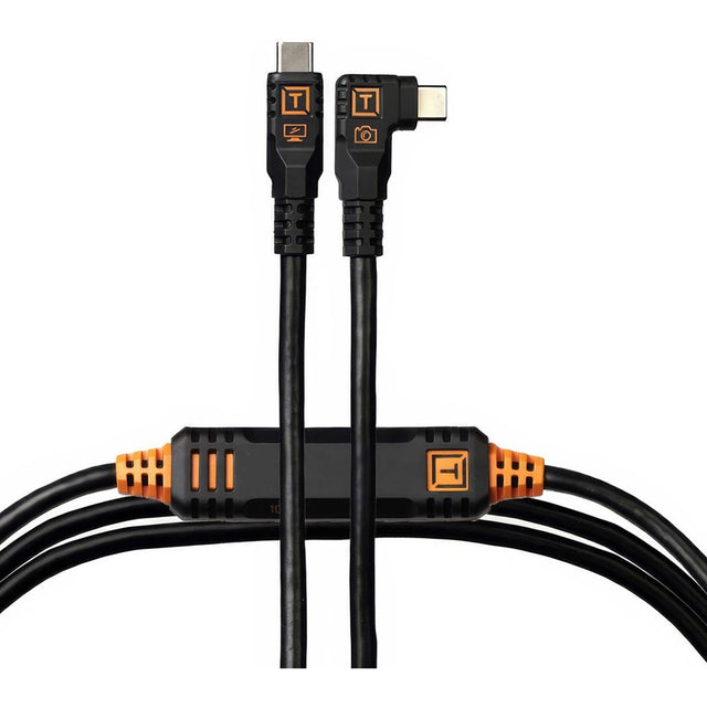 TetherTools TetherPro Optima 10G USB-C 15' (4.6m) Straight To Right N