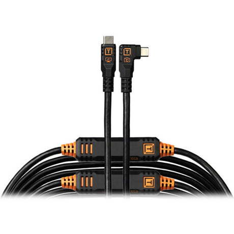 TetherTools TetherPro Optima 10G USB-C 31' (9.4m) Straight To Right N
