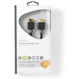 Nedis Ultra HS HDMI-CBL HDMI-Conn-HDMI-Conn 2.00m GY - image 3 of 3