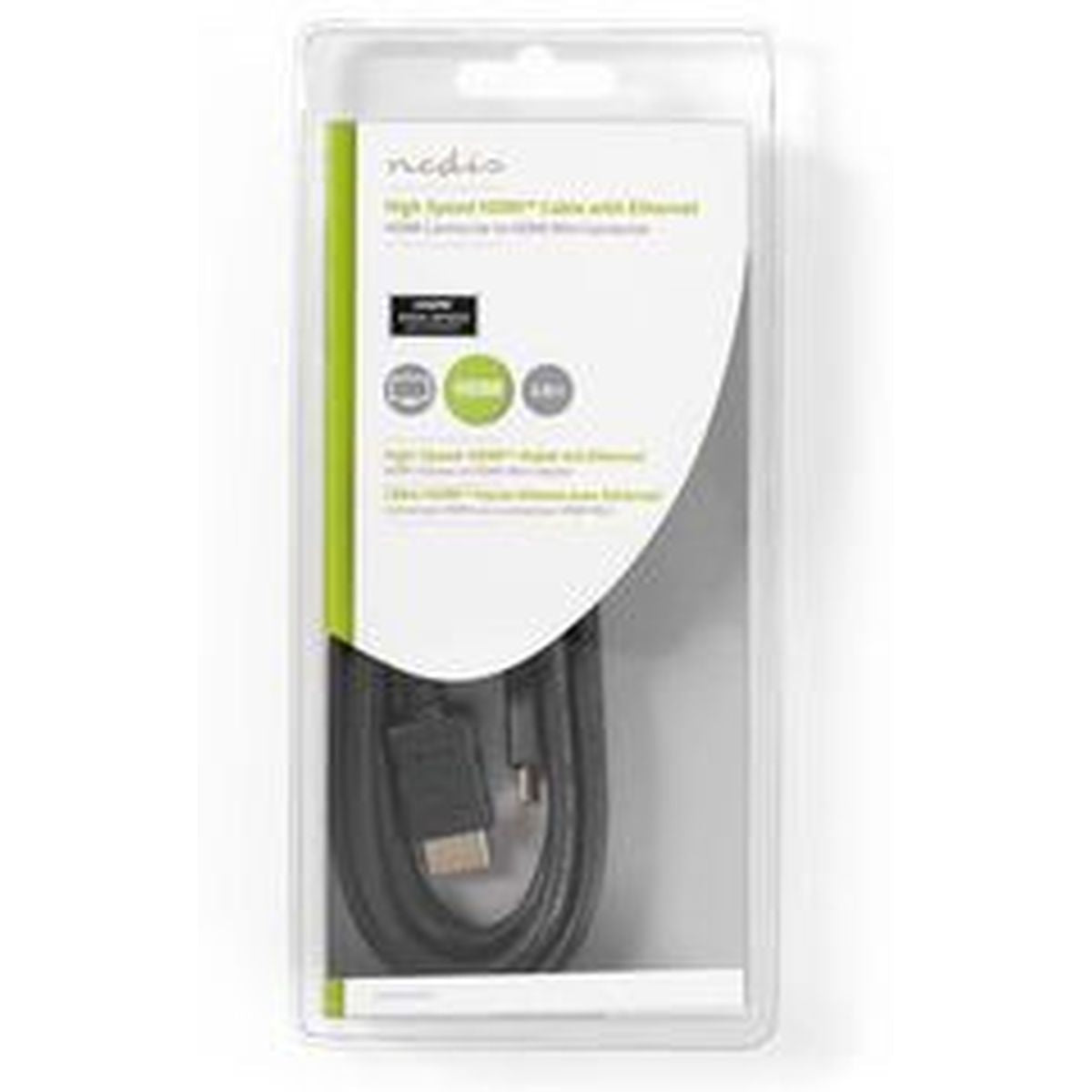 Nedis High Speed HDMI-CBL HDMI-Conn-HDMI-Miniconn 2m BK - image 2 of 2