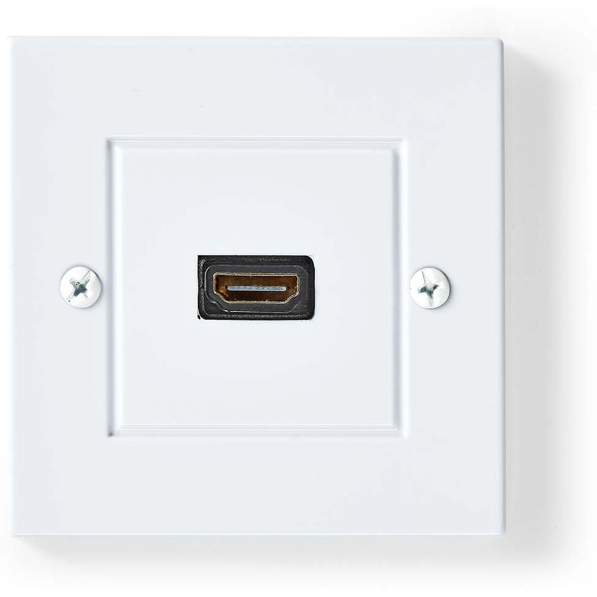 Nedis HDMI Wall Socket 1X HDMI Female 4K@60Hz HDMI Output Black 18 Gbps