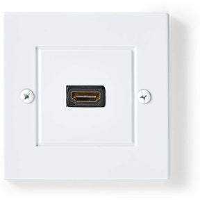 Nedis HDMI Wall Socket 1X HDMI Female 4K@60Hz HDMI Output Black 18 Gbps