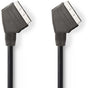 Nedis Scart-Cable Scart Male Nickled 480p 1.50 M Round PVC Black Label