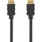 Nedis High Speed HDMI-Cable 4K@60Hz Arc 18 Gbps 3.00 M Round PVC Black Label