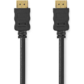 Nedis High Speed HDMI-Cable 4K@60Hz Arc 18 Gbps 7.50 M Round PVC Black Label
