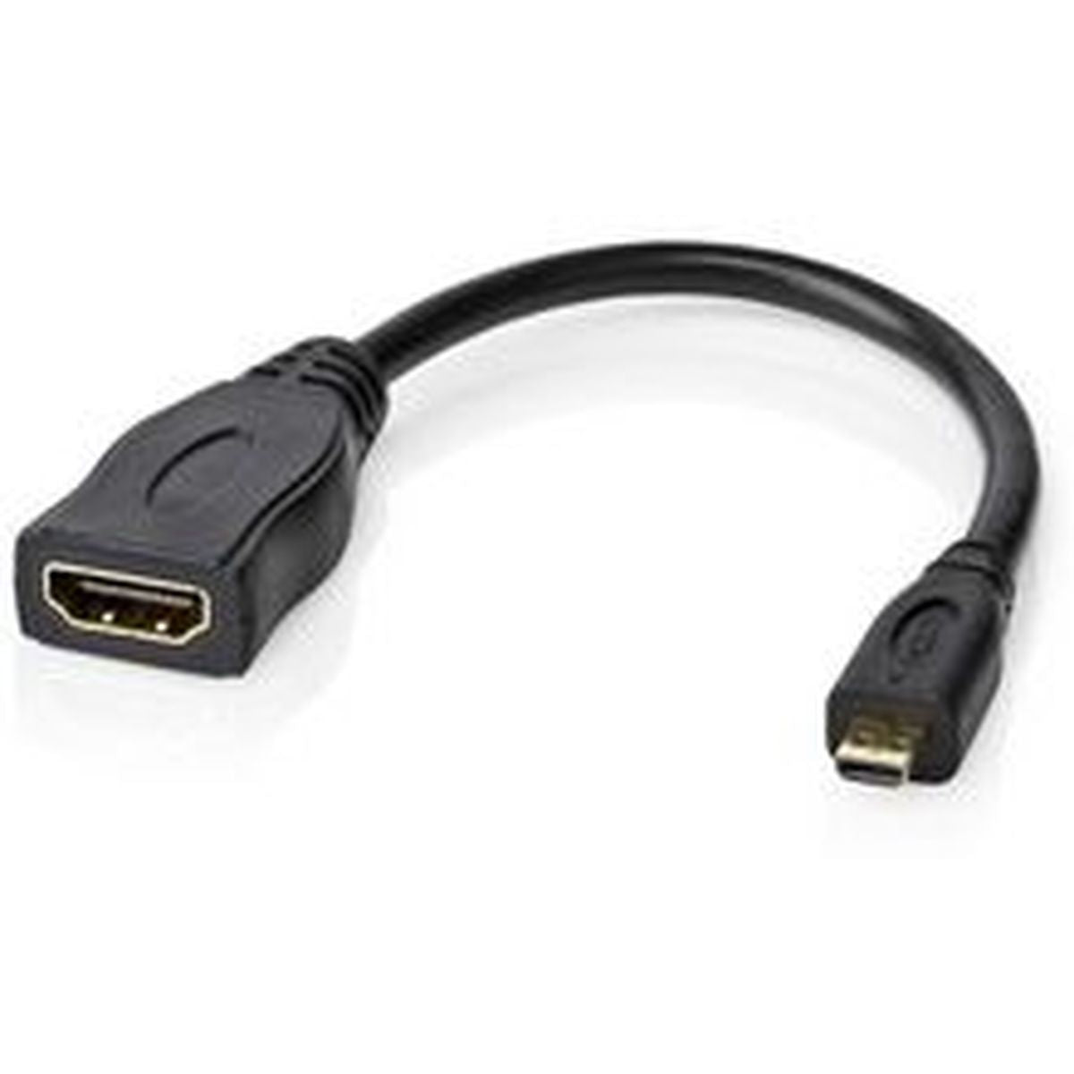Nedis High Speed HDMI-CBL HDMI-Micro-Conn-HDMI F 0.2m BK - image 4 of 4