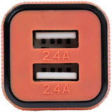 Caruba Duo USB Car Charger 4.8 Amp Black/Red - image 2 of 3