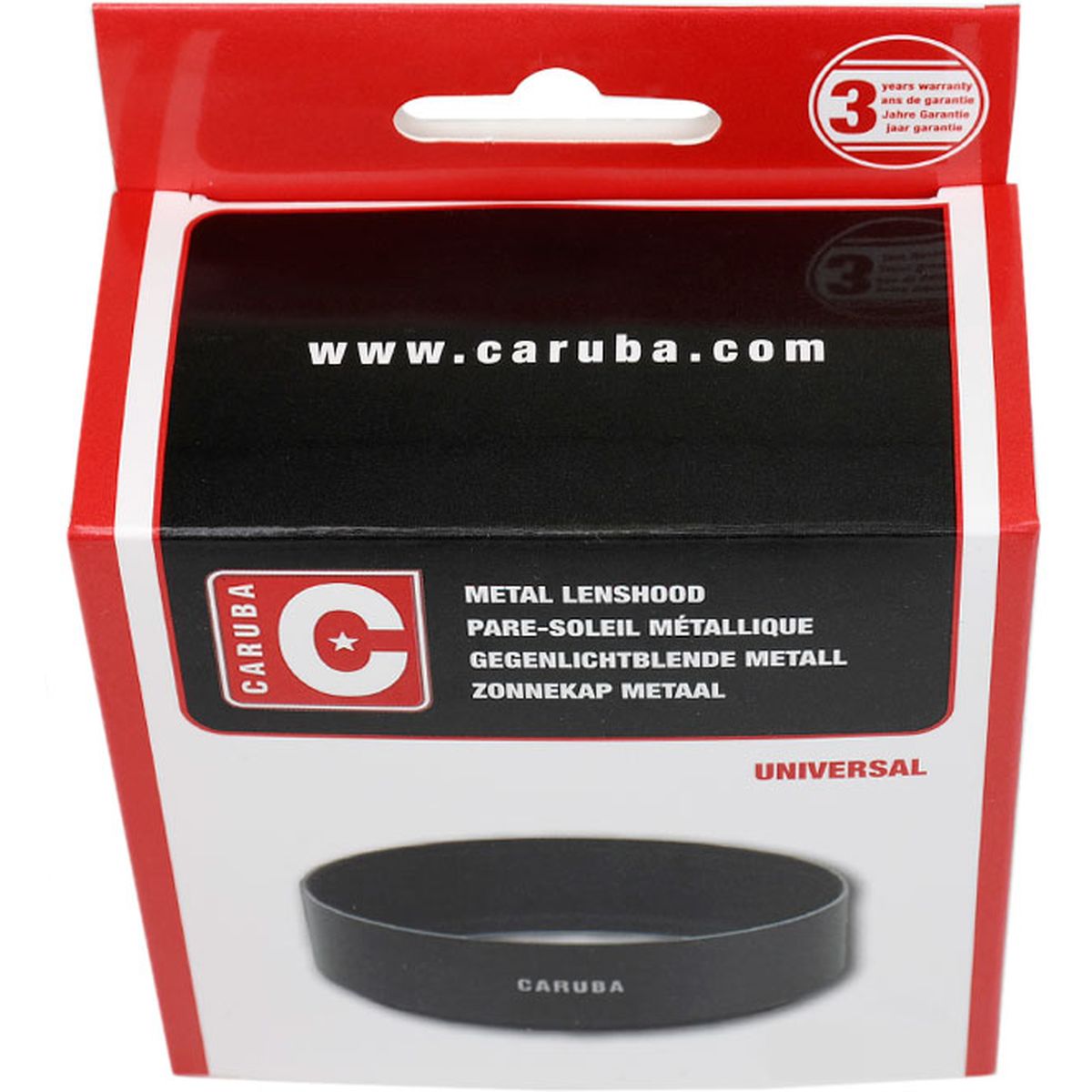 Caruba Metalen Lens Hood Standard 52mm