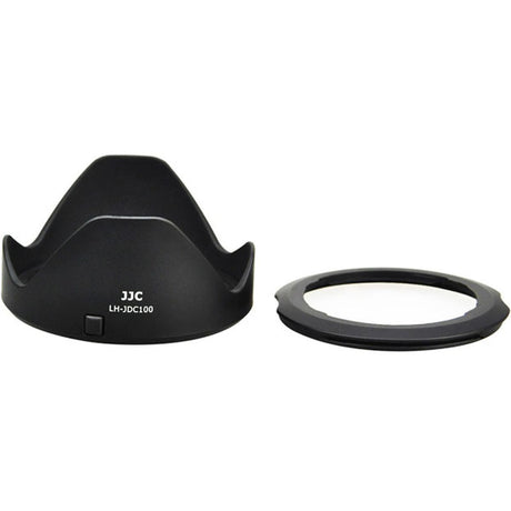 JJC LH-JDC100 Lens Hood LH-DC100+FA-DC67B Filter Adapter Rin - image 2 of 5