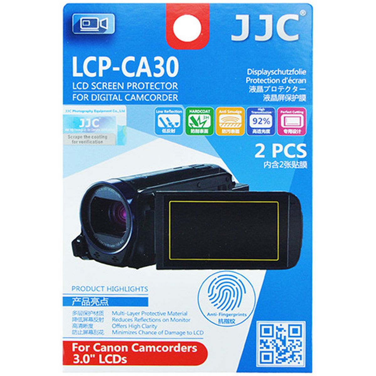 JJC LCP-CA30 Screenprotector