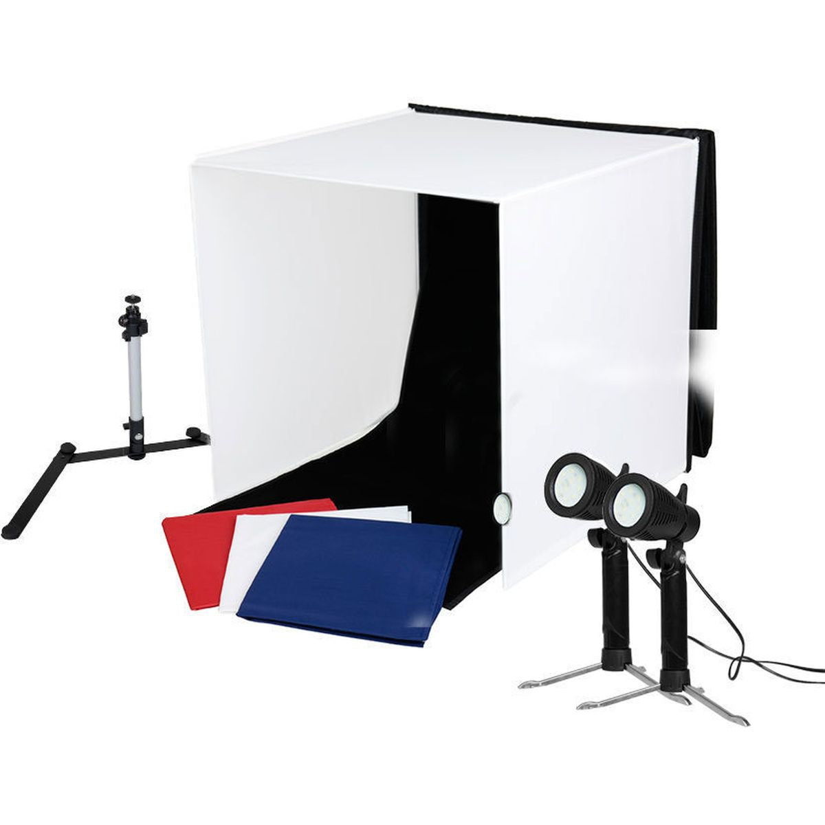 Caruba Portable Fotostudio w/ Losse LED Lampen 50x50x50cm - image 2 of 5