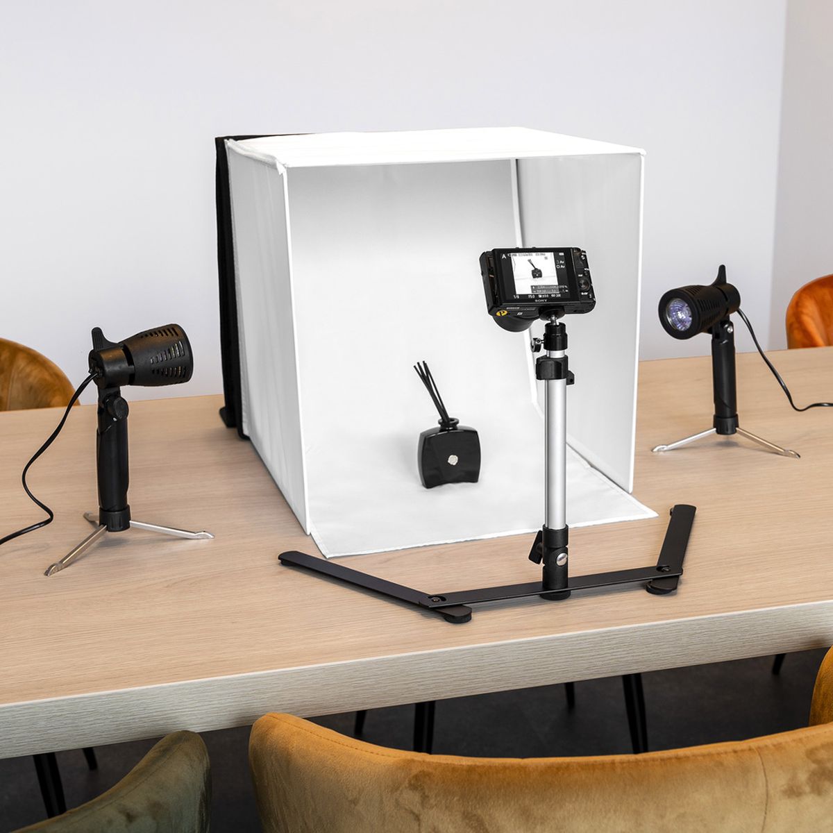 Caruba Portable Fotostudio w/ Losse LED Lampen 50x50x50cm - image 5 of 5