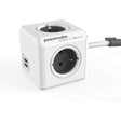 Allocacoc PowerCube Extended USB Grey 3m Cable (FR)