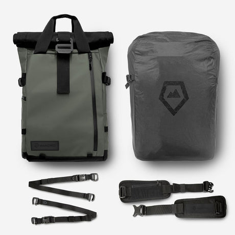 WANDRD The PRVKE 31 Liter Green Travel Bundel