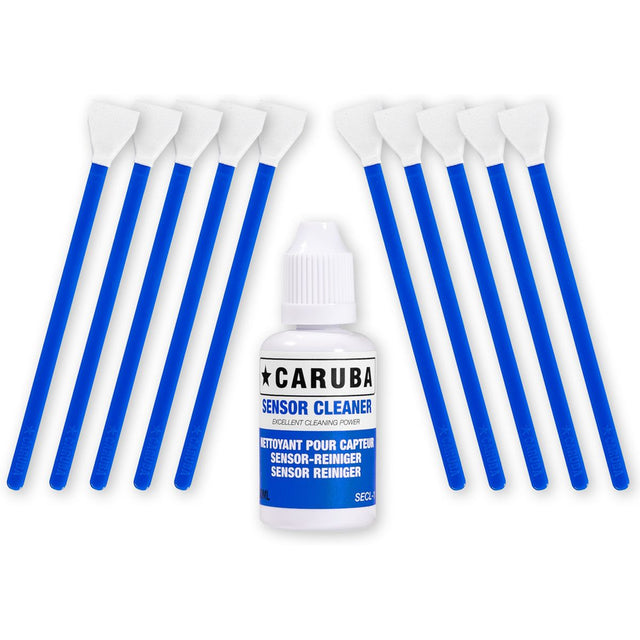 Caruba APS-C Cleaning Swab Kit (10 Swabs 16mm + Fluid 30ml)
