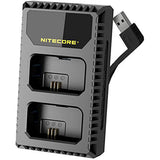 Nitecore USN1 Comp Double Charger For NP-FW50 + USB - image 4 of 5
