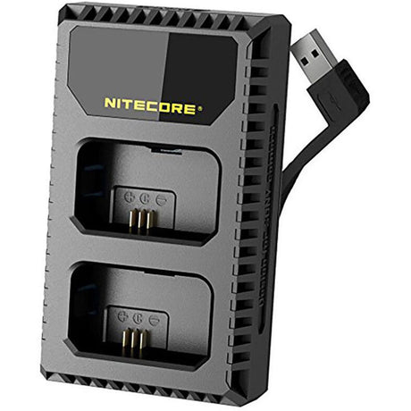 Nitecore USN1 Comp Double Charger For NP-FW50 + USB - image 4 of 5