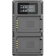 Nitecore FX2 Pro Double Charger For Fujifilm NP-T125