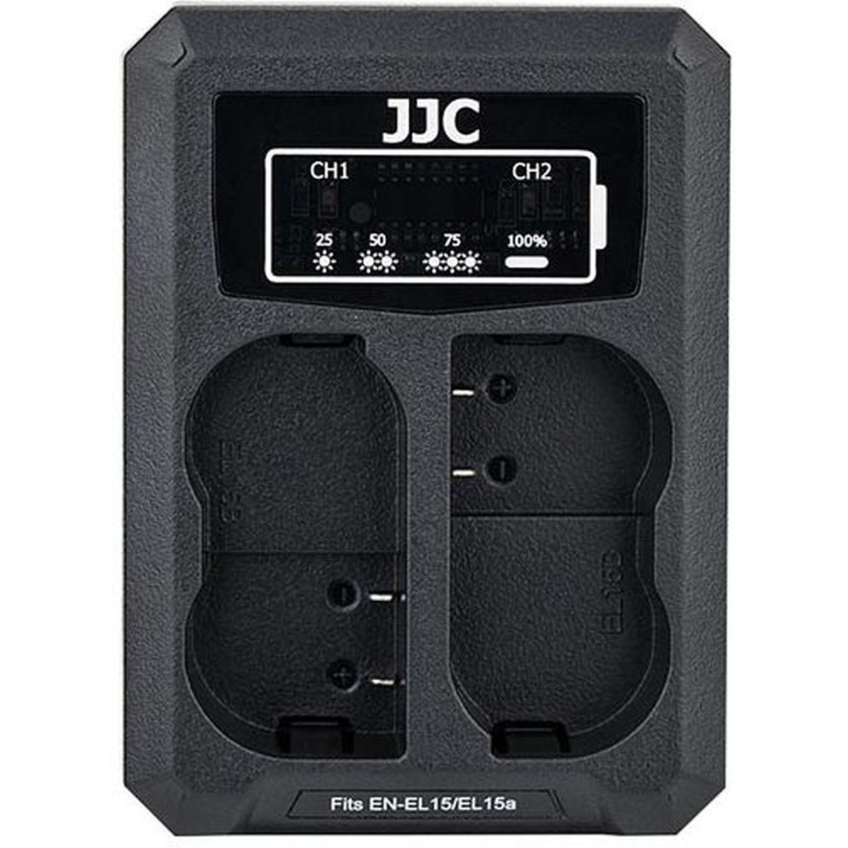 JJC DCH-ENEL15 USB Dual Battery Charger (For Nikon ENEL15)