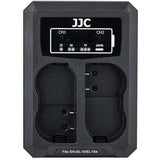JJC DCH-ENEL15 USB Dual Battery Charger (For Nikon ENEL15)