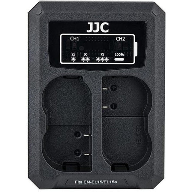 JJC DCH-ENEL15 USB Dual Battery Charger (For Nikon ENEL15)