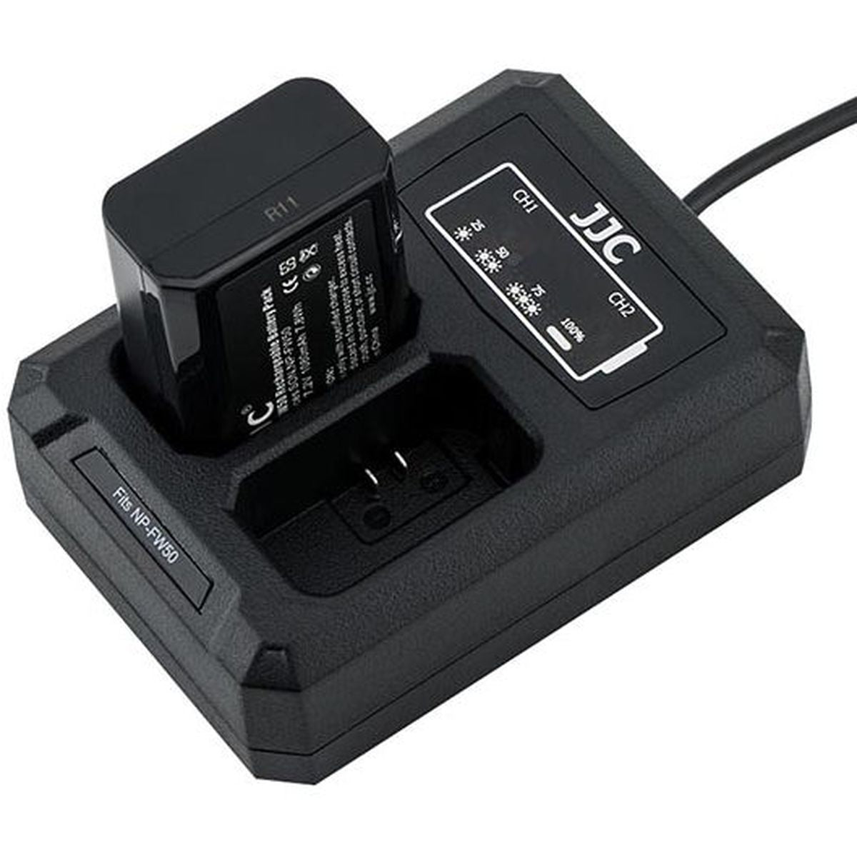 JJC DCH-NPFW50 USB Dual Battery Charger (For Sony NP-FW50)