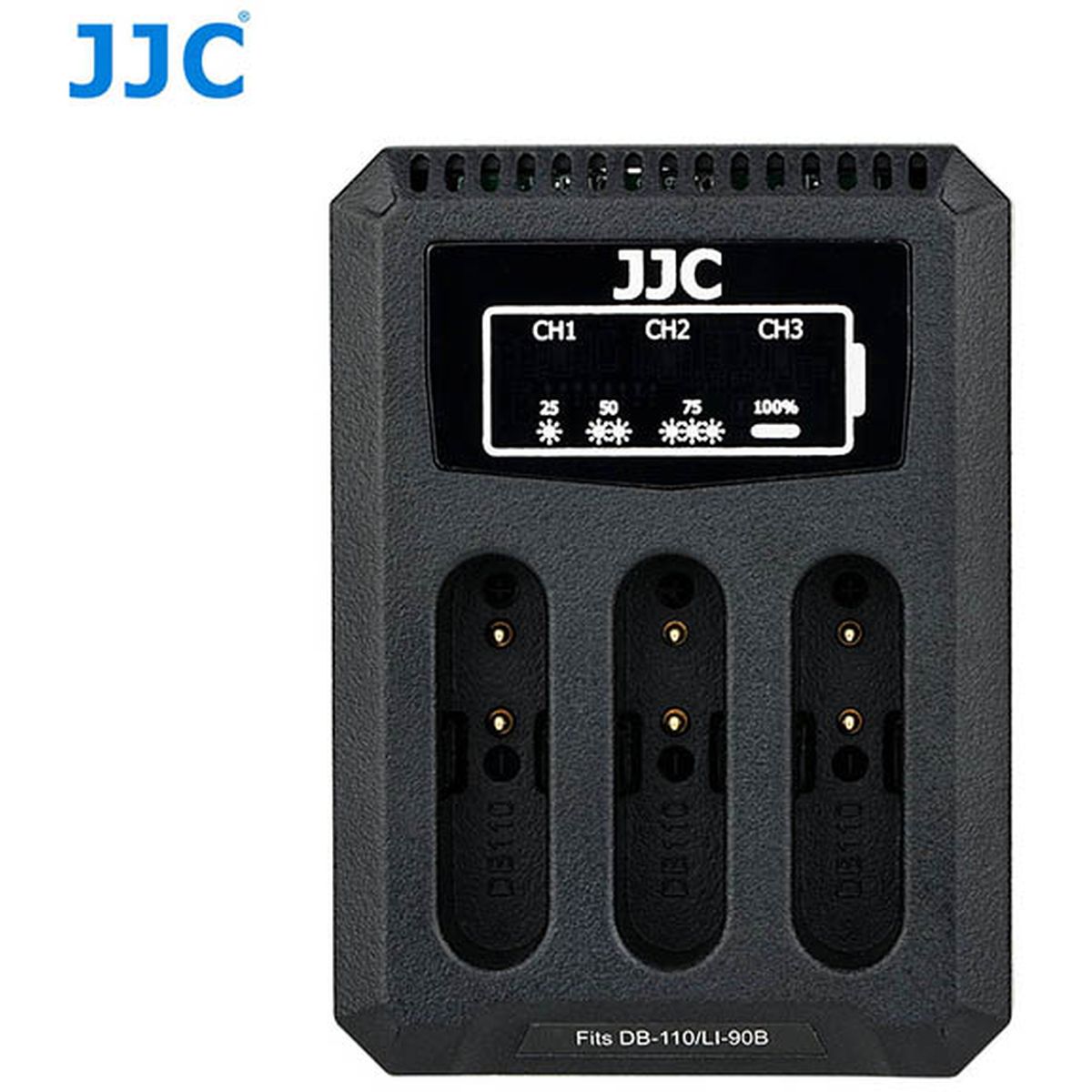 JJC DCH-DB110 USB Dual Charger For DB-110/ Li-90B/LP-E8