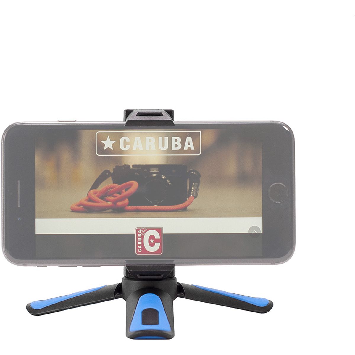 Caruba MINISTAR18 Ministatief w/ Phoneholder Blue - image 4 of 4