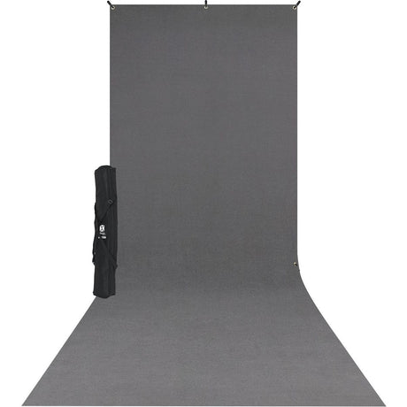 Westcott X-Drop Wrinkle-Resistant Backdrop Kit - Grey Sweep