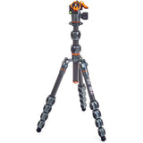 3 Legged Thing Pro 2.0 Leo Carbon Tripod + AirHedPro LV Grey