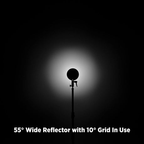 Westcott 55-DEGREE Wide Umbrella Reflector w/ Honeycomb Grids (Bowens Mount) - image 2 of 5
