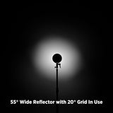 Westcott 55-DEGREE Wide Umbrella Reflector w/ Honeycomb Grids (Bowens Mount) - image 3 of 5