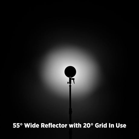 Westcott 55-DEGREE Wide Umbrella Reflector w/ Honeycomb Grids (Bowens Mount) - image 3 of 5
