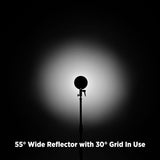 Westcott 55-DEGREE Wide Umbrella Reflector w/ Honeycomb Grids (Bowens Mount) - image 4 of 5
