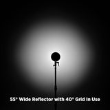 Westcott 55-DEGREE Wide Umbrella Reflector w/ Honeycomb Grids (Bowens Mount) - image 5 of 5