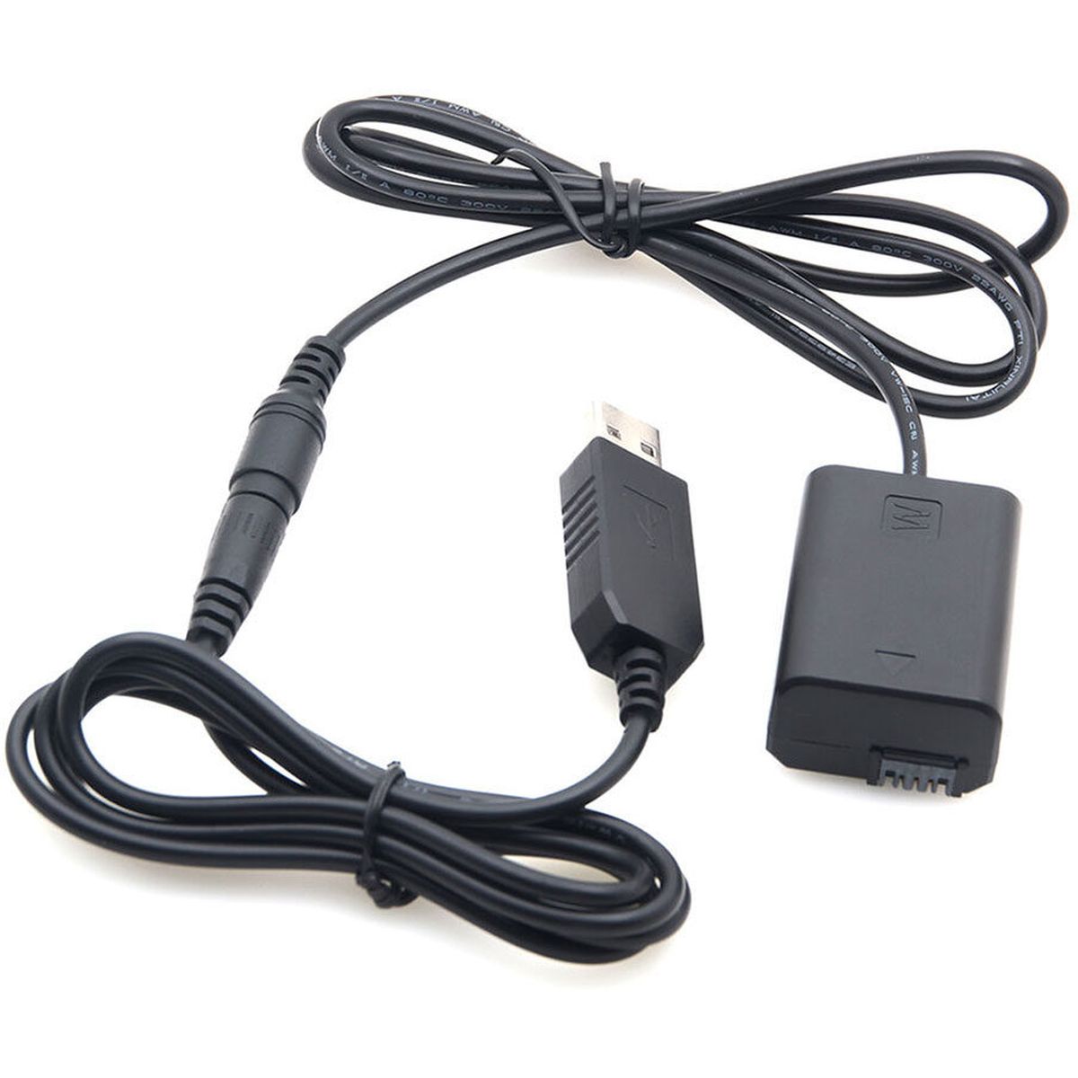 Caruba NP-FW50 Full Decoding Dummy Battery + Sngle USB Cable - image 4 of 5