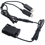 Caruba LP-E6 Full Decoding Dummy Battery +5V 2A USB Cable - image 3 of 5