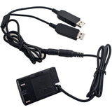 Caruba LP-E6 Full Decoding Dummy Battery +5V 2A USB Cable - image 4 of 5