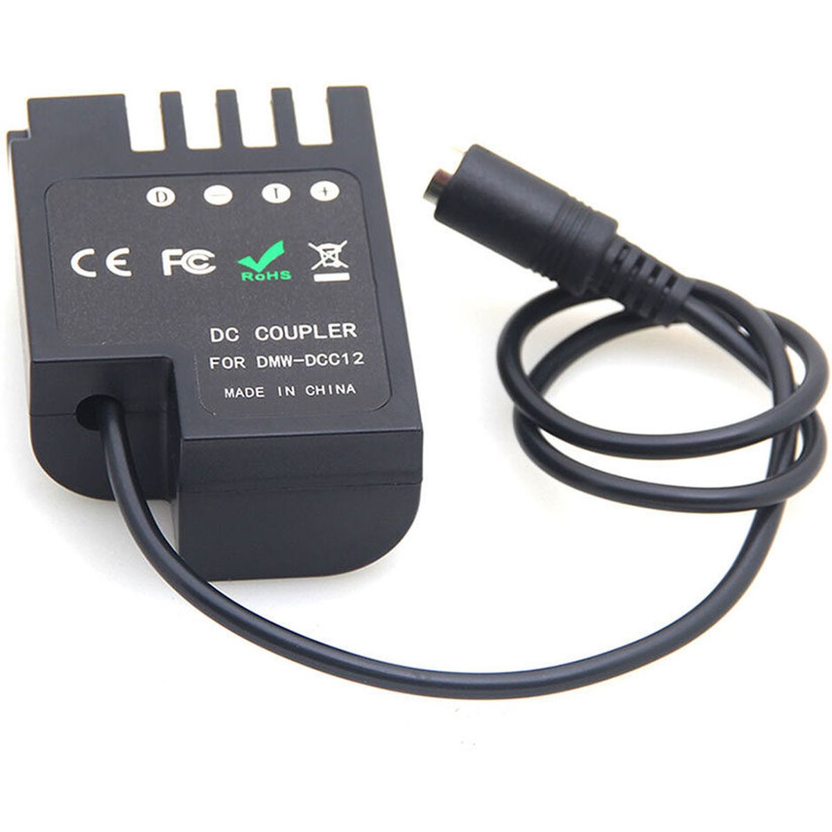 Caruba DMW-DCC12 Full Decoding Dummy Battery Straight Cable - image 2 of 4