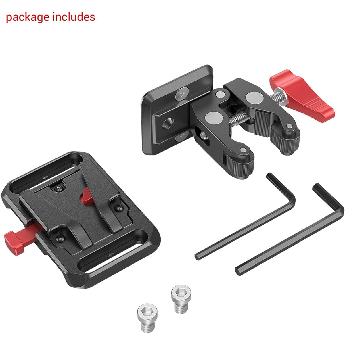 SmallRig 2989 Mini Vmount Battery Plate w/ Crab-Shaped Clamp