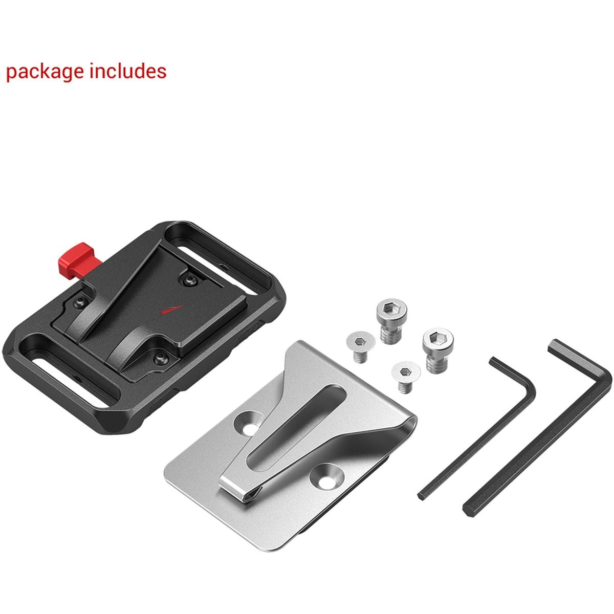SmallRig 2990 Mini V Mount Battery Plate w/ Belt Clip
