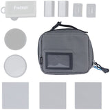 F-Stop Filter Case (Grey) Black Zipper