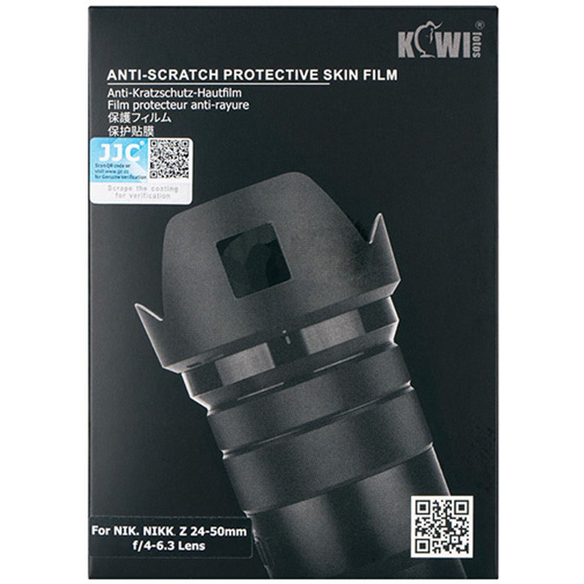 JJC KS-Z2450SK Shadow Black Antiscratch Protective Skin Film - image 3 of 4