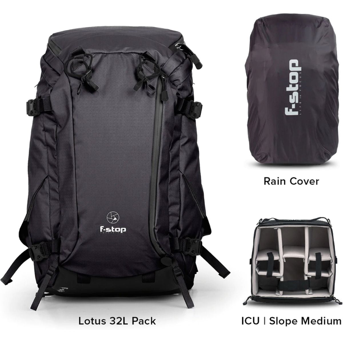 F-Stop Lotus Essentials Bundle Anthracite (Black)